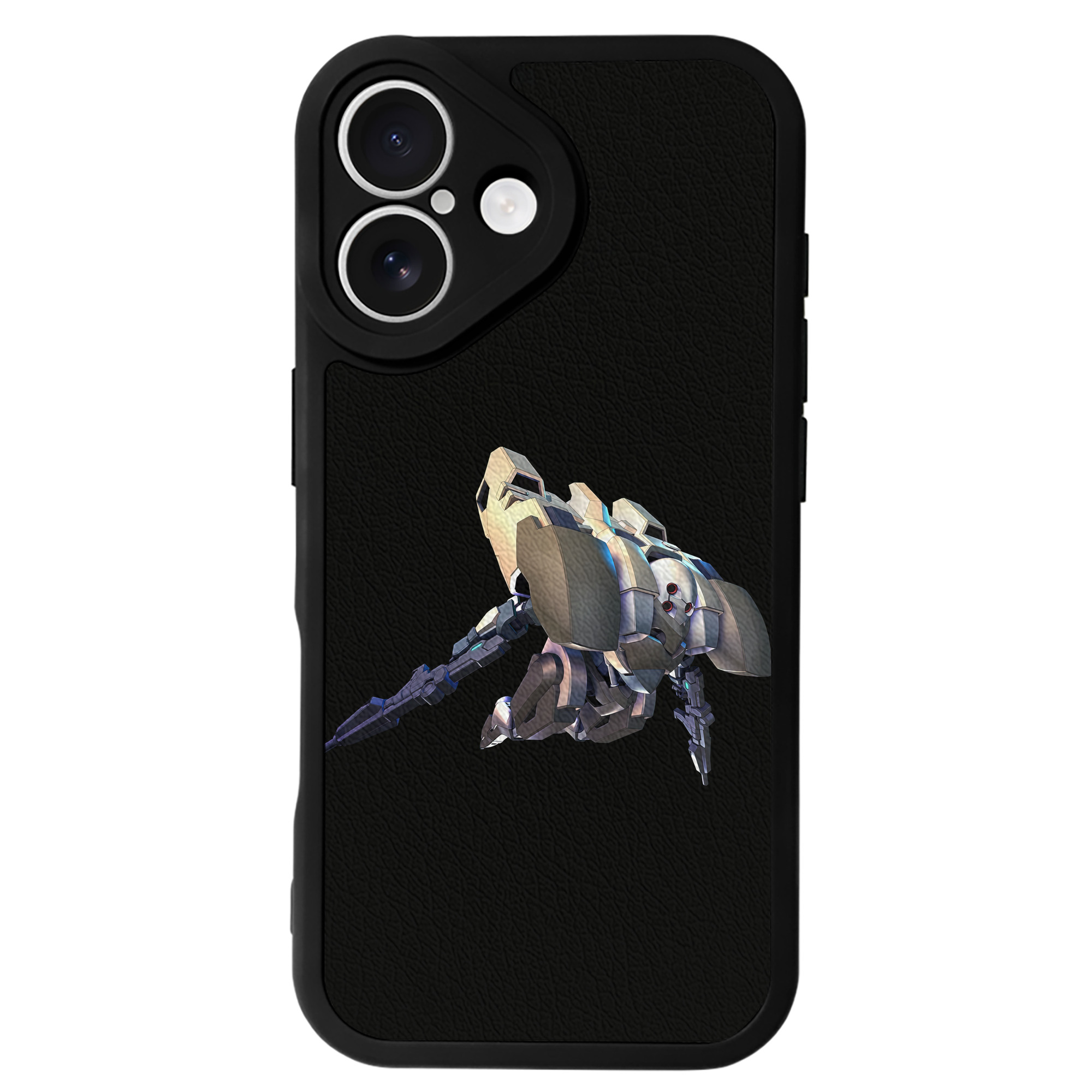 （画像用） 機動戦士ガンダム Mobile Suit Gundam 【iPhone 16シリーズ対応】シリコンスマホケース（レザー調） 材質：シリコン